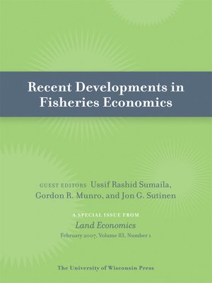 cover image of Recent Developments in Fisheries Economics